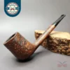 WO Larsen Super Tan Sandblasted Canadian Estate Briar Pipe, Danish Estates