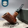 Ser Jacopo Delecta B S2 Sandblasted Poker Estate Briar Pipe, Italian Estates
