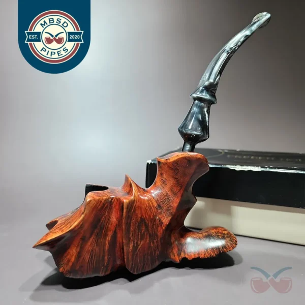 Preben Holm Hallmark H-2 Smooth Freehand Estate Briar Pipe, Danish Estates