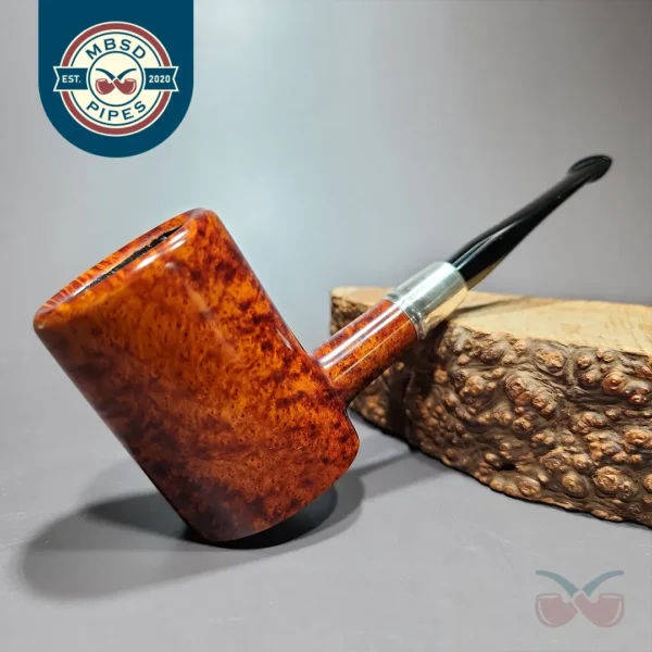 J Mouton Smooth Popera Handmade Briar Pipe, New