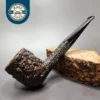 Castello 1950s Sea Rock 15A Rusticated Billiard Estate Briar Pipe, Italian Estates