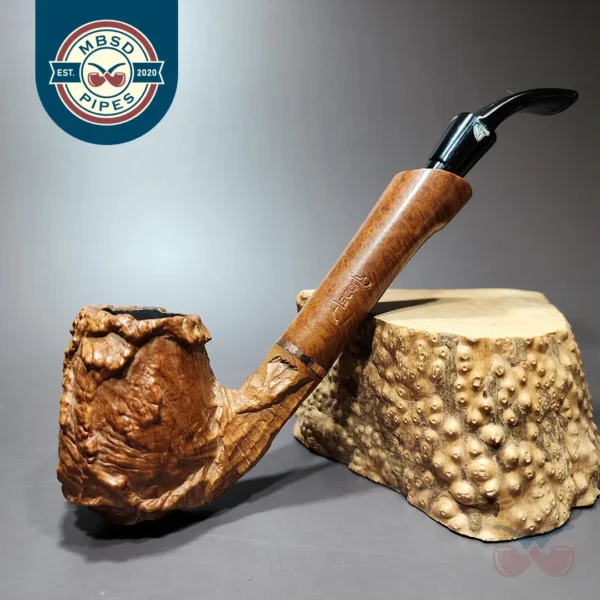 Ascorti New Dear Churchwarden Estate Briar Pipe, Italian Estates