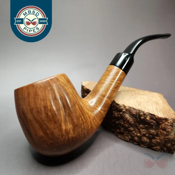 Willmer Straight Grain AAA Freehand Billiard Estate Briar Pipe, English Estates