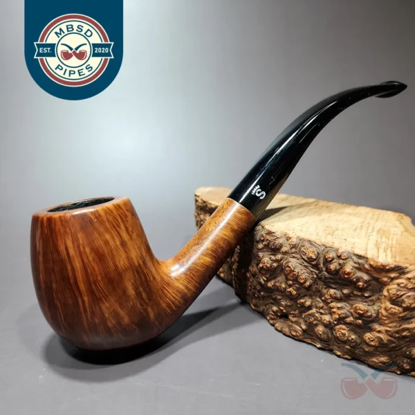 Stanwell Royal Prince 83 Smooth Bent Billiard Estate Briar Pipe, Danish Estates