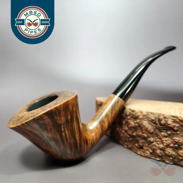 WO Larsen Straight Grain 3 Smooth Dublin Estate Briar Pipe, Danish Estates