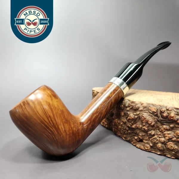 Gigi Fiamma Smooth Pear Estate Briar Pipe Unsmoked, 9mm