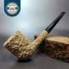 Pipe Tristan Natural Granite Rusticated Dublin Handmade Briar Pipe, New