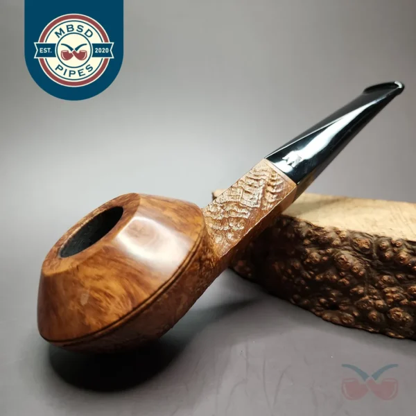 Fiamma di Re Maxima Large Squat Bulldog Estate Briar Pipe, Italian Estates