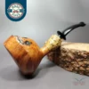 Bennie Joe Ballerina w/ Bamboo Handmade Briar Pipe, New