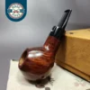 Caminetto Natale 2014 Smooth Chubby Apple Estate Briar Pipe, Italian Estates