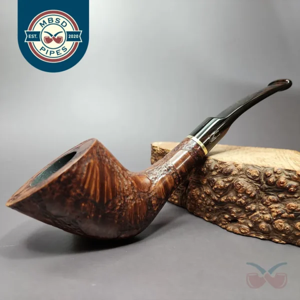 Savinelli Alligator 904 KS Dublin Estate Briar Pipe, 6mm, Italian Estates