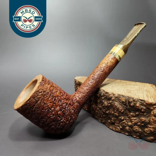 BST (Todd Bannard) Rusticated Lovat Handmade Briar Pipe, New