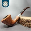Viprati Smooth Dublin w/ Silver Mount Estate Briar Pipe, Italian Estates
