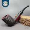 James Upshall Bark Rusticated Zulu Estate Briar Pipe, Unsmoked