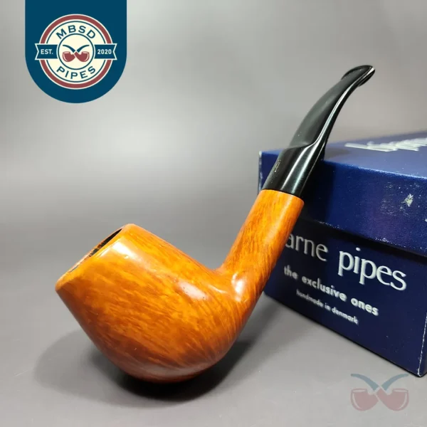Bjarne Smooth Egg Estate Briar Pipe, Unsmoked