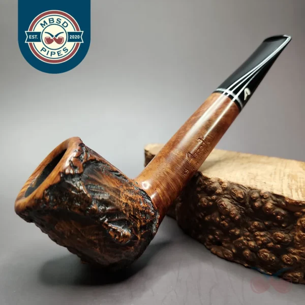 Ascorti New Dear Wax Drip Liverpool Estate Briar Pipe, Italian Estates