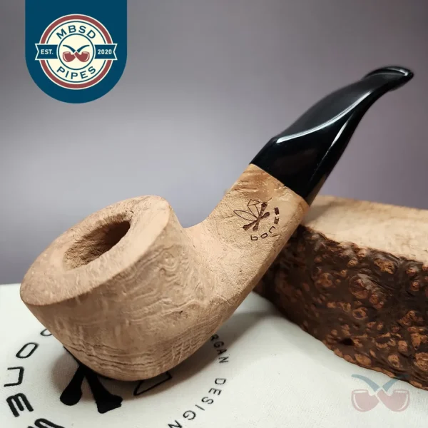 Morgan Bones Sandblasted Pot Briar Pipe, New