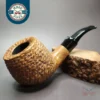 Viprati Naturale Extra Giant Rusticated Pot Estate Briar Pipe, Italian Estates