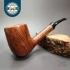 Savinelli Autograph 6 Smooth Bent Billiard Estate Briar Pipe, Italian Estates