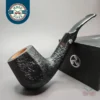 Rattrays Old Gowrie 1 Sandblasted Panel Estate Briar Pipe, Unsmoked, 9mm