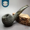 Zack Hamrick Sandblasted Morta Author Estate Pipe, Unsmoked