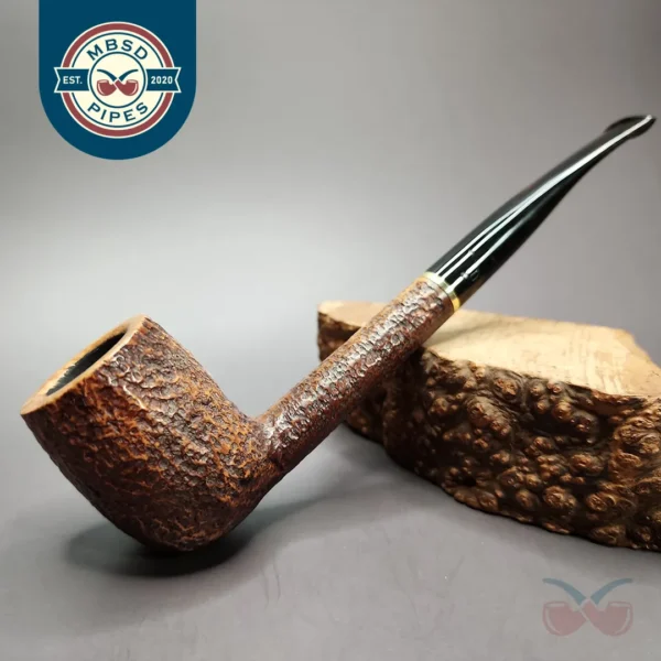 Savinelli Bing's Favorite Rusticated Estate Briar Pipe, Italian Estates