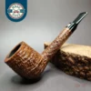Mastro de Paja 1C + 1 Sun Sandblasted Lovat Estate Briar Pipe, Italian Estates