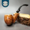 Preben Holm Deluxe Smooth Oom Paul Estate Briar Pipe, Danish Estates