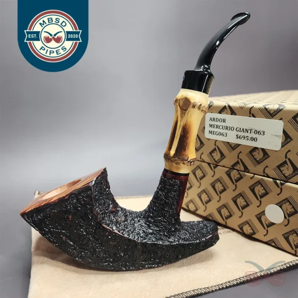 Ardor Mercurio Giant Elephant's Foot Estate Briar Pipe, Unsmoked