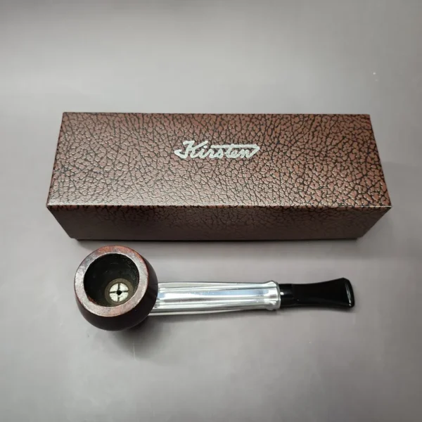 Kirsten M Metal & Briar Estate Pipe, American Estates - Image 3