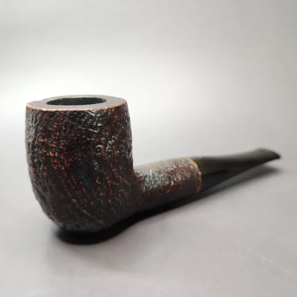 Savinelli Punto Oro 101 Sandblasted Billiard Estate Briar Pipe, Italian Estates - Image 3