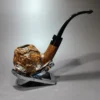 Caminetto New Dear Wax Drip Bent Apple Estate Briar Pipe, Italian Estates - Image 3