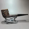 Castello 1950s Sea Rock 15A Rusticated Billiard Estate Briar Pipe, Italian Estates - Image 3