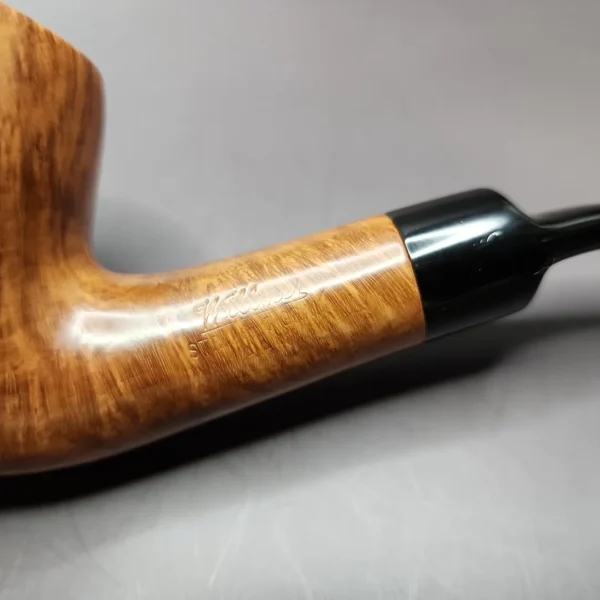 Willmer Straight Grain AAA Freehand Billiard Estate Briar Pipe, English Estates - Image 3