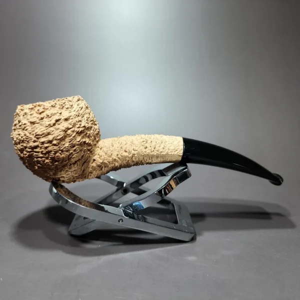 Pipe Tristan Natural Granite Hawkbill Handmade Briar Pipe, New - Image 3