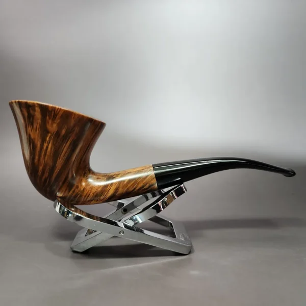 WO Larsen Straight Grain 3 Smooth Dublin Estate Briar Pipe, Danish Estates - Image 3
