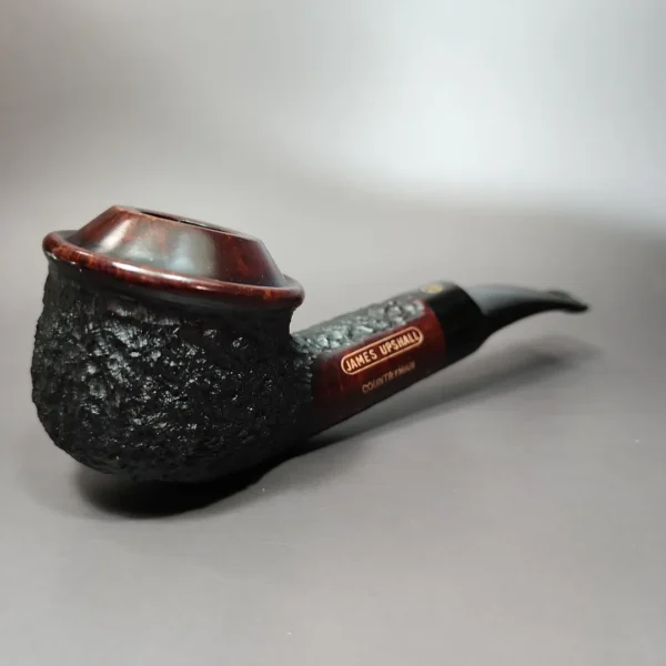 James Upshall Rusticated Countryman Estate Briar Pipe, Unsmoked - Image 3