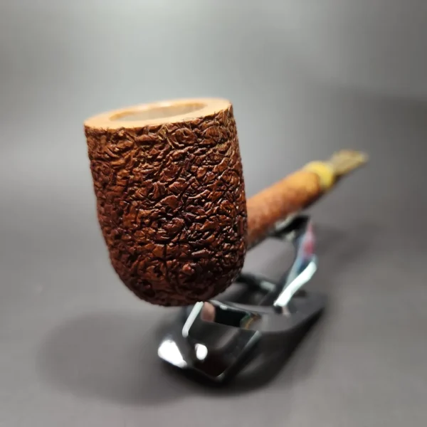 BST (Todd Bannard) Rusticated Lovat Handmade Briar Pipe, New - Image 3