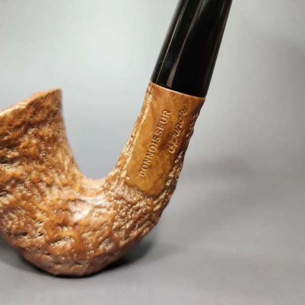 Ed Burak Connoisseur Rusticated Calabash Estate Briar Pipe, American Estates - Image 3
