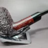 James Upshall Bark Rusticated Zulu Estate Briar Pipe, Unsmoked - Image 3