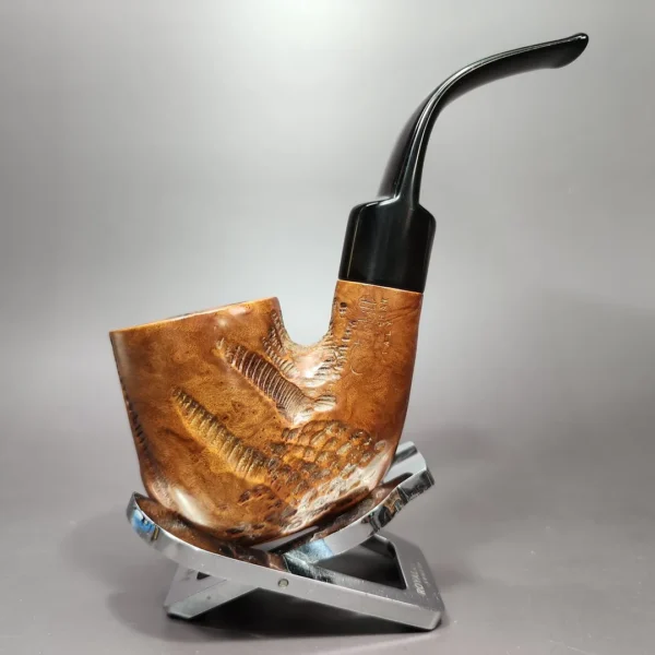 Custombilt Rusticated Oom Paul Estate Briar Pipe, American Estates - Image 3
