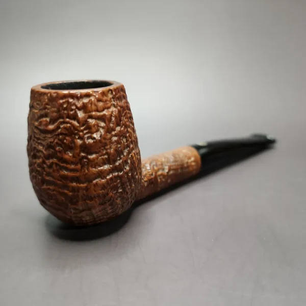 Mastro de Paja 1C 1 Sun Sandblasted Brandy Estate Briar Pipe, Italian Estates - Image 3