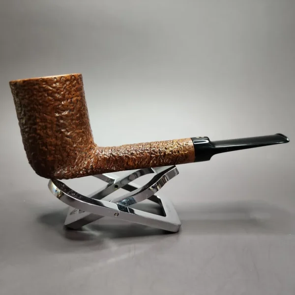 Radice Rind Rusticated Stack Billiard Estate Briar Pipe, Italian Estates - Image 3