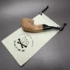Morgan Bones Sandblasted Pot Briar Pipe, New - Image 3