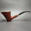 Viprati Extra Magnum Sandblasted Dublin Sitter Estate Briar Pipe, Italian Estates - Image 3