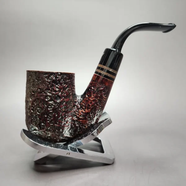 Viprati Sandblasted Oom Paul Estate Briar Pipe, Italian Estates - Image 3