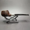 Trey Rice Sandblasted Army Mount Prince Estate Briar Pipe, American Estates - Image 3