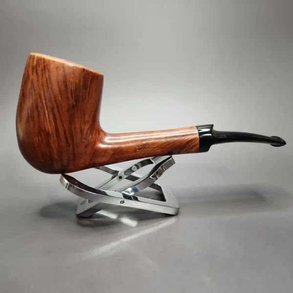 Savinelli Autograph 6 Smooth Bent Billiard Estate Briar Pipe, Italian Estates - Image 3