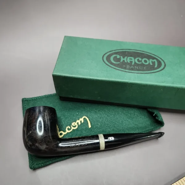 Chacom Blue Riband 944 Smooth Billiard Estate Briar Pipe, Unsmoked, 9mm - Image 3
