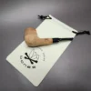 Morgan Bones Sandblasted Billiard Briar Pipe, New - Image 3